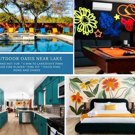 Heart Of Lake Travis-Hot Tub&Pool-Black Light Room